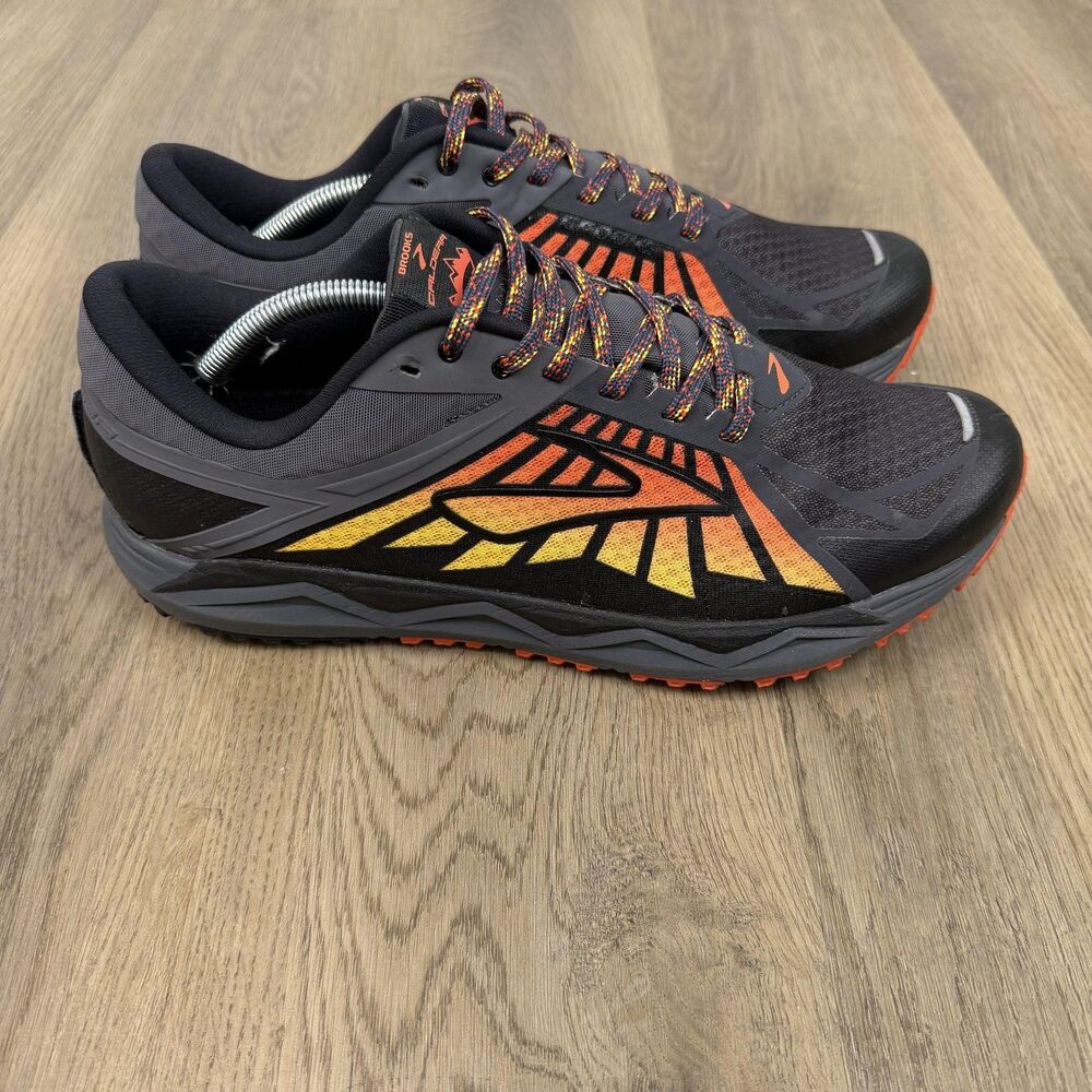 Brooks Caldera Shoes Mens 12 Gray Mesh Trail Running 1102421D075